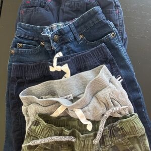 Set 5 baby boy pants 12-18 months
